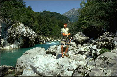 Der 'Waterman' am Fluss