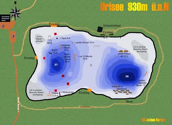 Karte vom Urisee